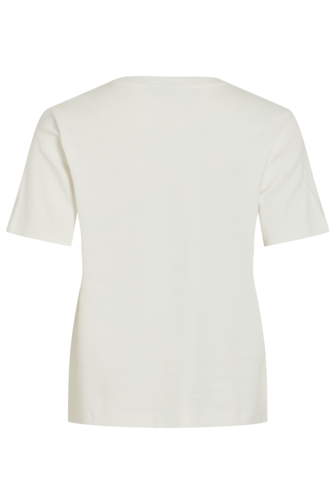 VIPAVIA EMB O-NECK S/S TOP/PB 14108964 Snow White